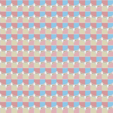 soyut kaleydoskop kumaş dikişsiz arkaplan, vektör illüstrasyonu 