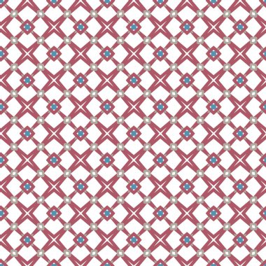 Modern geometrik vektör tasarımı, kusursuz desen çizimi