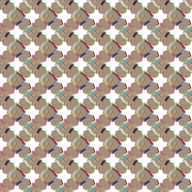 Modern geometrik vektör tasarımı, kusursuz desen çizimi