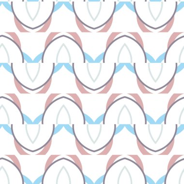 Modern geometrik vektör tasarımı, kusursuz desen çizimi