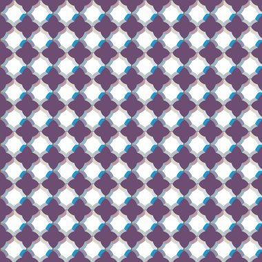 Modern geometrik vektör tasarımı, kusursuz desen çizimi