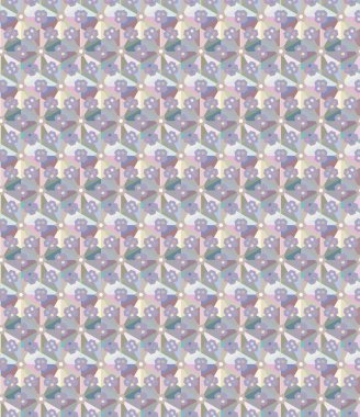 Modern geometrik vektör tasarımı, kusursuz desen çizimi