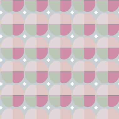 Kusursuz şablon, soyut duvar kağıdı, vektör illüstrasyonu 