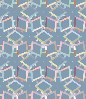 Kusursuz şablon, soyut duvar kağıdı, vektör illüstrasyonu 