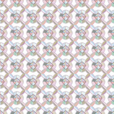 Kusursuz şablon, soyut duvar kağıdı, vektör illüstrasyonu 