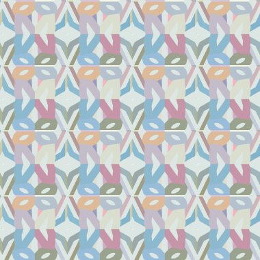 Kusursuz şablon, soyut duvar kağıdı, vektör illüstrasyonu 