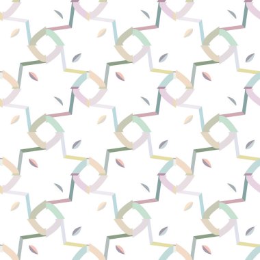 Kusursuz şablon, soyut duvar kağıdı, vektör illüstrasyonu 