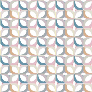 Modern geometrik vektör tasarımı, kusursuz desen çizimi