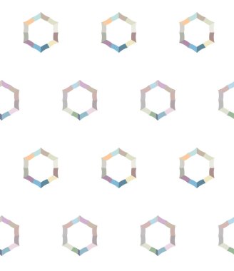 Modern geometrik vektör tasarımı, kusursuz desen çizimi