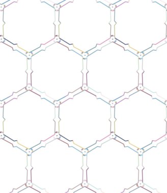 Kusursuz şablon, soyut duvar kağıdı, vektör illüstrasyonu 