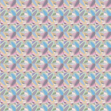 Modern geometrik vektör tasarımı, kusursuz desen çizimi