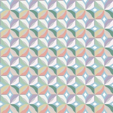 Kusursuz şablon, soyut duvar kağıdı, vektör illüstrasyonu 