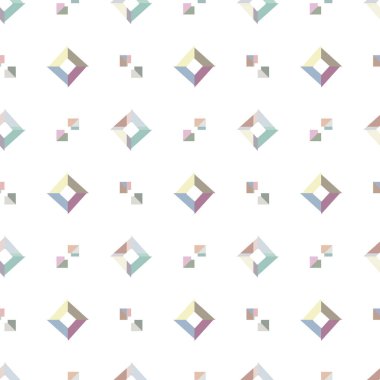 Modern geometrik vektör tasarımı, kusursuz desen çizimi