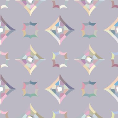 soyut renkli süs, pürüzsüz desen vektör arkaplanı