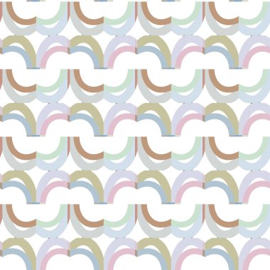 soyut renkli süs, pürüzsüz desen vektör arkaplanı