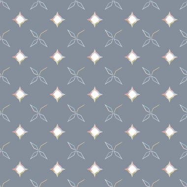 soyut kaleydoskop kumaş dikişsiz arkaplan, vektör illüstrasyonu 