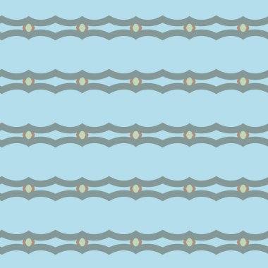 Modern geometrik vektör tasarımı, kusursuz desen çizimi