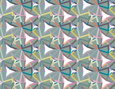 Modern geometrik vektör tasarımı, kusursuz desen çizimi