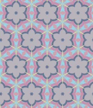 soyut kaleydoskop kumaş dikişsiz arkaplan, vektör illüstrasyonu 