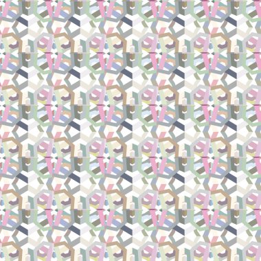 soyut renkli süs, pürüzsüz desen vektör arkaplanı