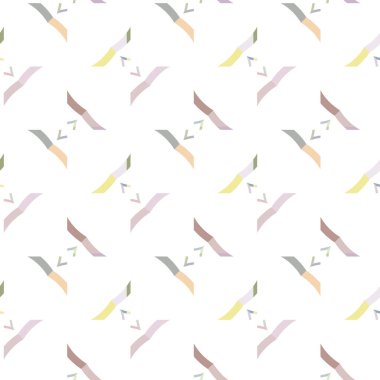 soyut renkli süs, pürüzsüz desen vektör arkaplanı