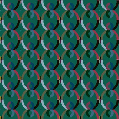 Kusursuz arkaplanı olan soyut grafik deseni