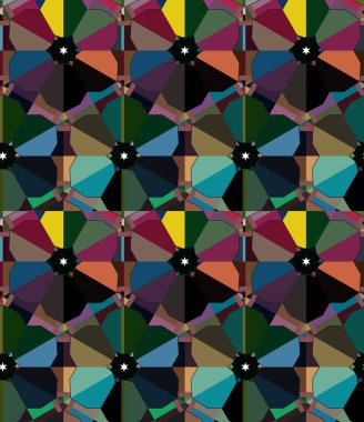 soyut vektör sanatı, geometrik şekiller, uzay dokusunu kopyala