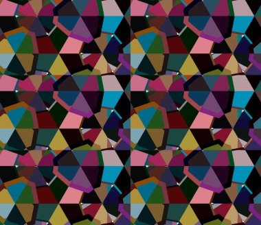 soyut vektör sanatı, geometrik şekiller, uzay dokusunu kopyala