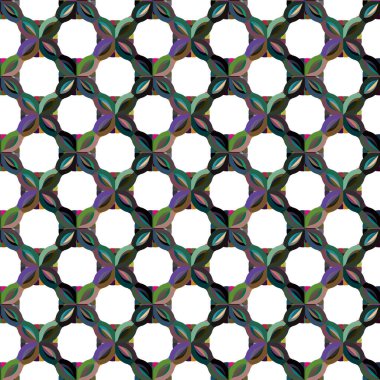 soyut kaleydoskop kumaş dikişsiz arkaplan, vektör illüstrasyonu