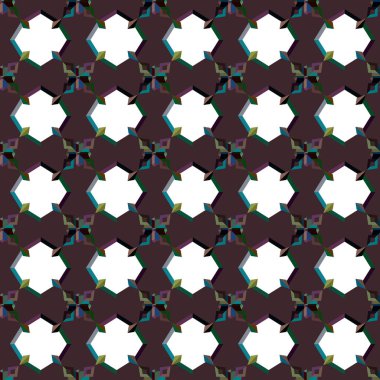  Soyut arkaplan. Kusursuz geometrik süslemeli desen.