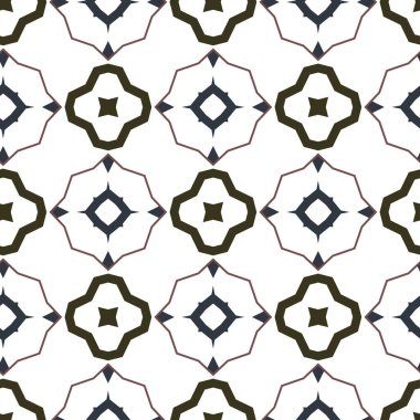 soyut geometrik süslemeli desen, vektör 