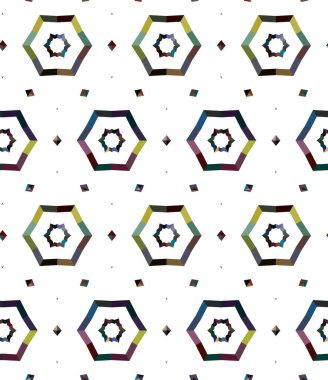 Kusursuz arkaplanı olan soyut grafik deseni
