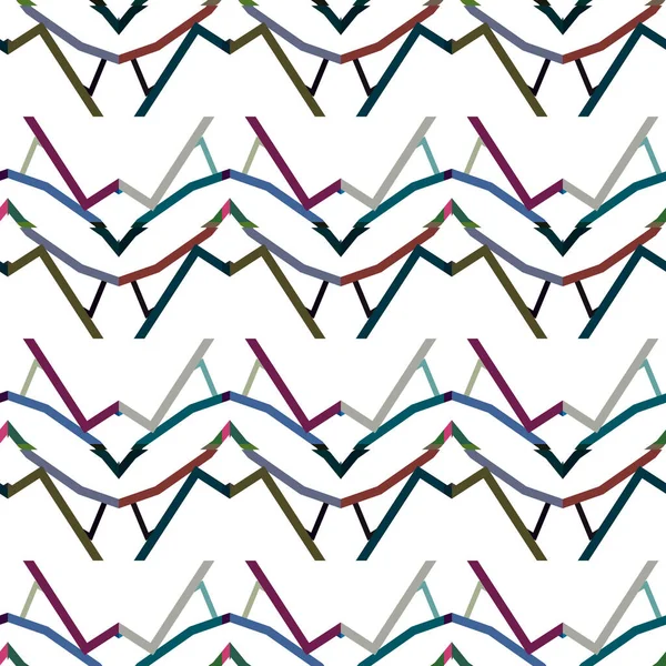 Abstrakt Bakgrund Sömlöst Geometriskt Prydnadsmönster — Stock vektor