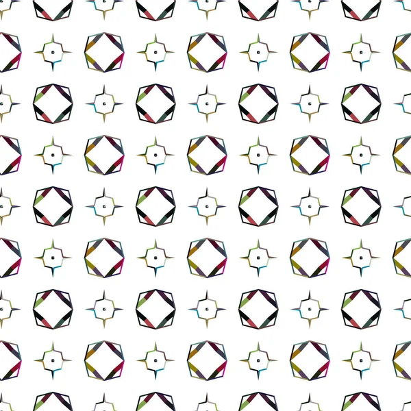 Fondo Abstracto Patrón Ornamental Geométrico Sin Costuras — Archivo Imágenes Vectoriales