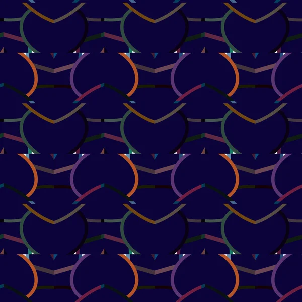 Ilustração Vetorial Fundo Sem Costura Geométrica —  Vetores de Stock