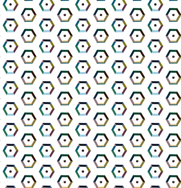 Abstracte Achtergrond Naadloos Geometrisch Sierpatroon — Stockvector