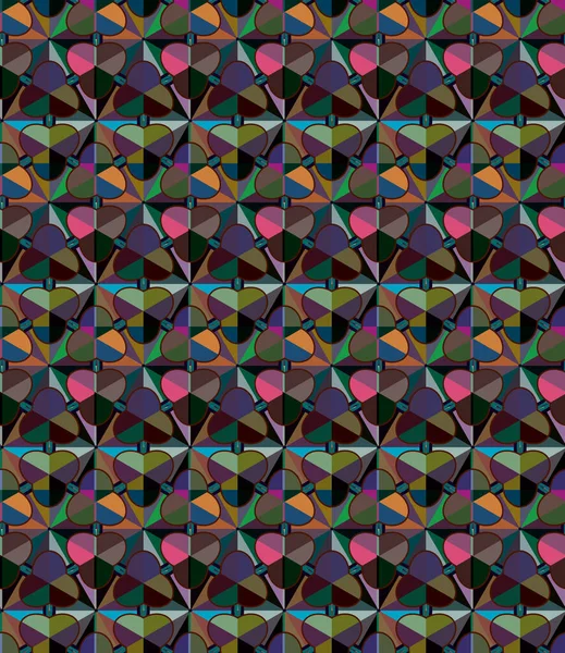 Abstracte Achtergrond Naadloos Geometrisch Sierpatroon — Stockvector