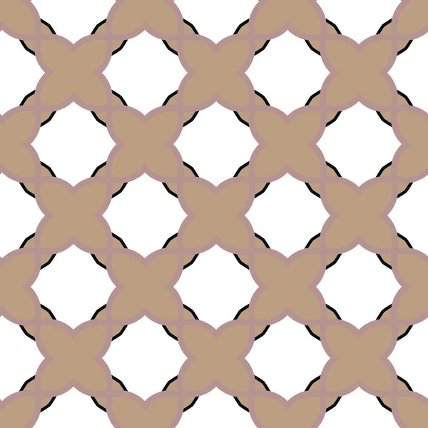 Fondo Abstracto Patrón Ornamental Geométrico Sin Costuras — Vector de stock