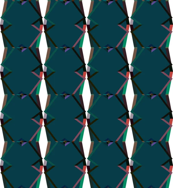 Abstraktes Geometrisches Ornamentales Muster Vektor — Stockvektor