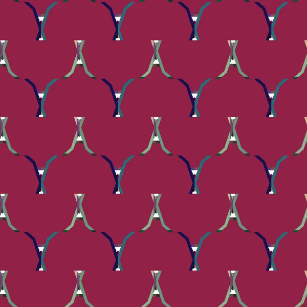 Fond Abstrait Motif Ornemental Géométrique Sans Couture — Image vectorielle