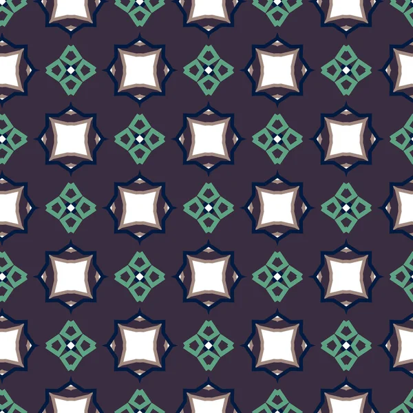 Fondo Abstracto Patrón Ornamental Geométrico Sin Costuras — Vector de stock