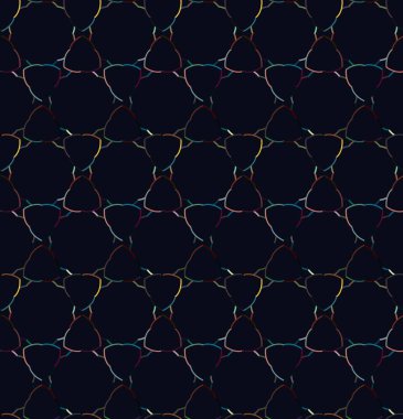 soyut vektör sanatı, geometrik şekiller, uzay dokusunu kopyala