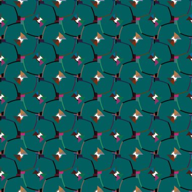  Soyut arkaplan. Kusursuz geometrik süslemeli desen.