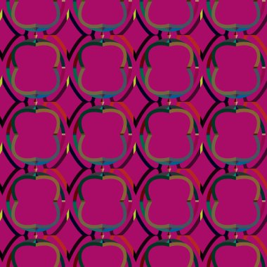 soyut vektör sanatı, geometrik şekiller, uzay dokusunu kopyala