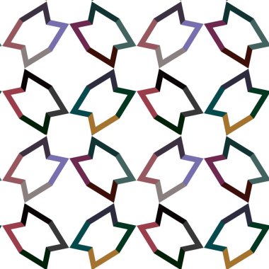  Soyut arkaplan. Kusursuz geometrik süslemeli desen.