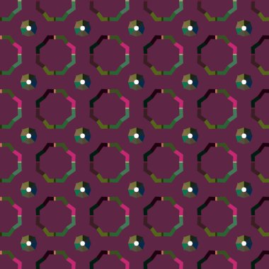 soyut kaleydoskop kumaş dikişsiz arkaplan, vektör illüstrasyonu