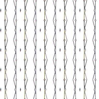 soyut geometrik süslemeli desen, vektör 