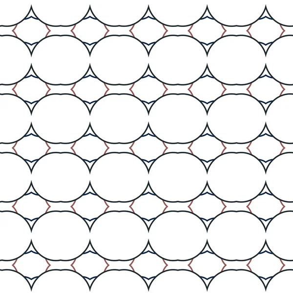 Soyut Arkaplan Kusursuz Geometrik Süslemeli Desen — Stok Vektör