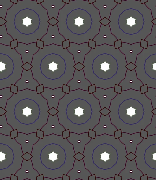 Fondo Abstracto Patrón Ornamental Geométrico Sin Costuras — Vector de stock