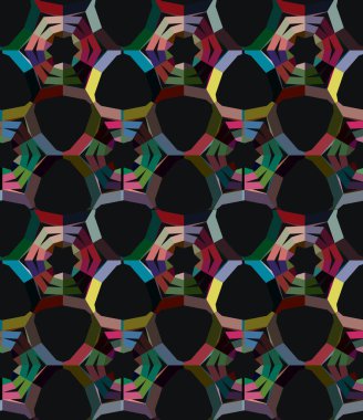 Kusursuz arkaplanı olan soyut grafik deseni